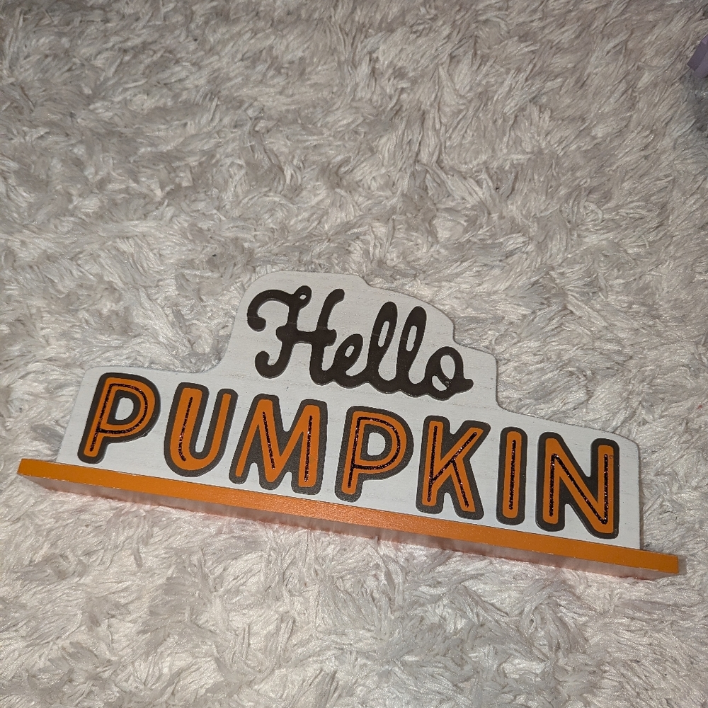 Target Spritz Tabletop Sign - Hello Pumpkin - Picture 1 of 4